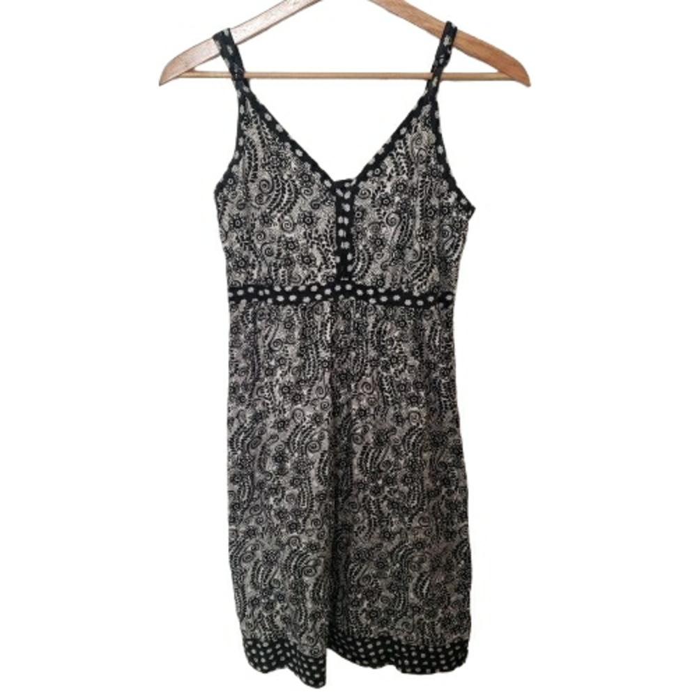 VTG Y2K Paisley Floral Spaghetti Strap Dress Small 4-6 Cottagecore